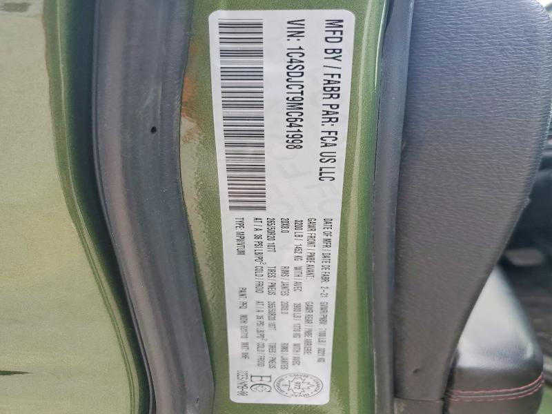 Aukcja sprzedaży 2021 Dodge Durango, vin: 1C4SDJCT9MC641998, numer aukcji: 62291566