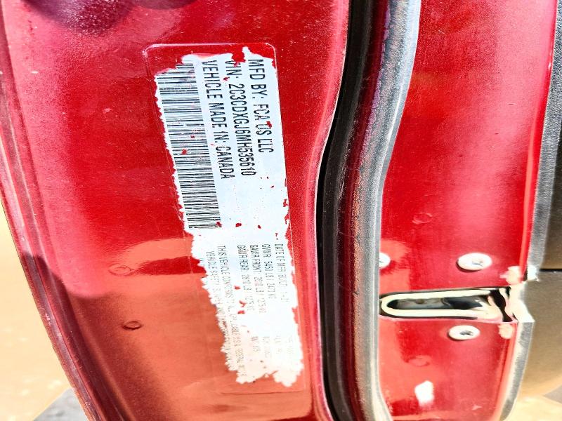 62204106 :رقم المزاد ، 2C3CDXGJ6MH535610 vin ، 2021 Dodge Charger مزاد بيع