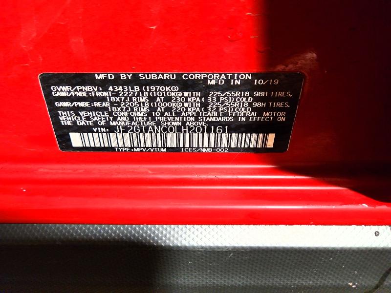 Продажа на аукционе авто 2020 Subaru Crosstrek, vin: JF2GTANC0LH201161, номер лота: 63122676