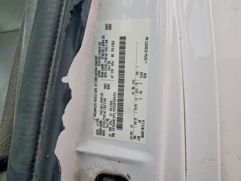 Продажа на аукционе авто 2015 Ford Econoline, vin: 1FDWE3FL1FDA15070, номер лота: 62631956