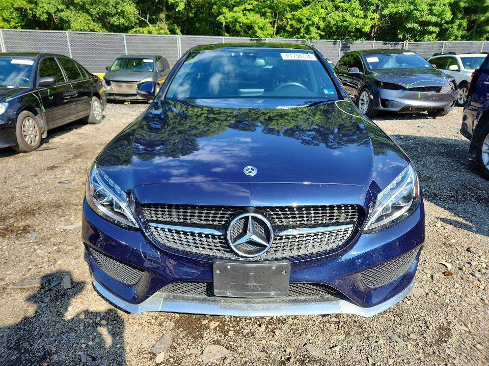 2018 Mercedes-benz C მანქანა იყიდება აუქციონზე, vin: WDDWF4KB2JR416861, აუქციონის ნომერი: 61758746
