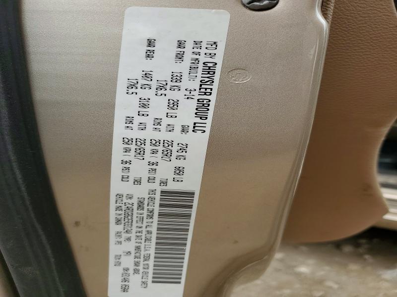 Продажа на аукционе авто 2014 Dodge Grand Caravan, vin: 2C4RDGBG2ER331240, номер лота: 61182596