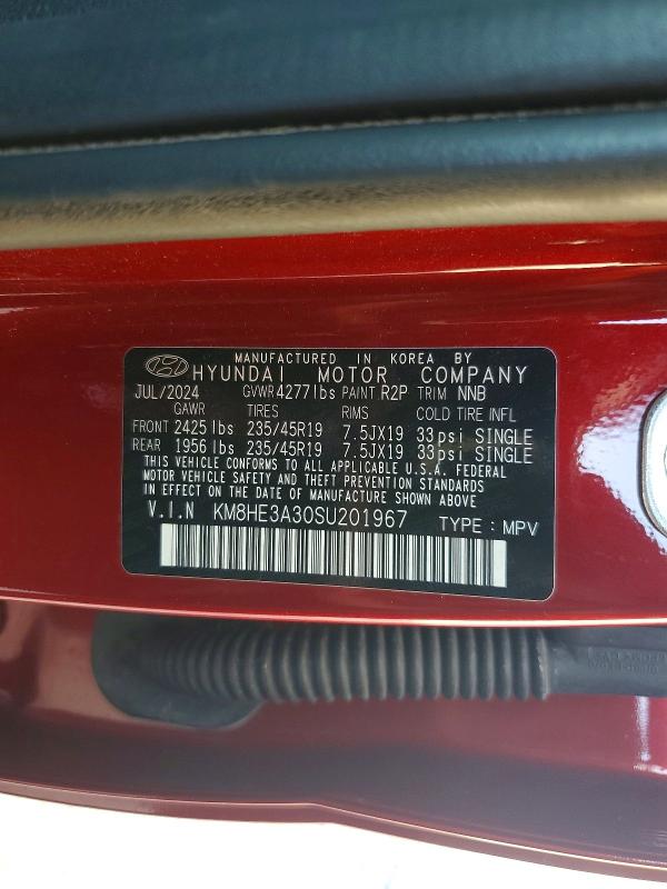 Aukcja sprzedaży 2025 Hyundai Kona, vin: KM8HE3A30SU201967, numer aukcji: 61511476