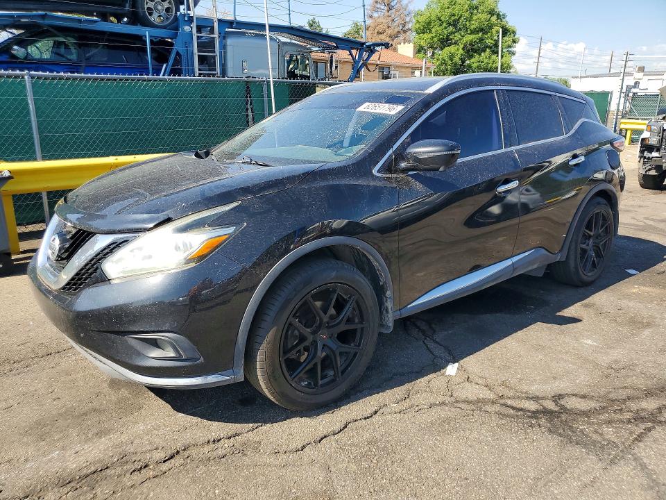 2016 Nissan Murano მანქანა იყიდება აუქციონზე, vin: 5N1AZ2MH7GN135541, აუქციონის ნომერი: 62651796