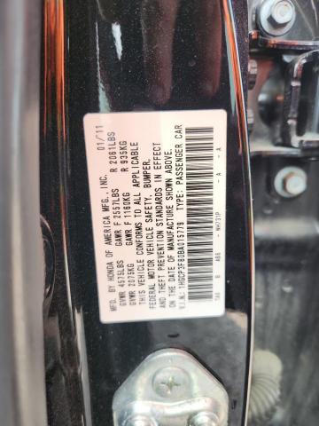 Aukcja sprzedaży 2011 Honda Accord, vin: 1HGCP3F80BA015779, numer aukcji: 59356586