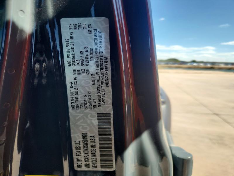 2025 Jeep Wrangler მანქანა იყიდება აუქციონზე, vin: 1C4PJXDNXSW501990, აუქციონის ნომერი: 60612286