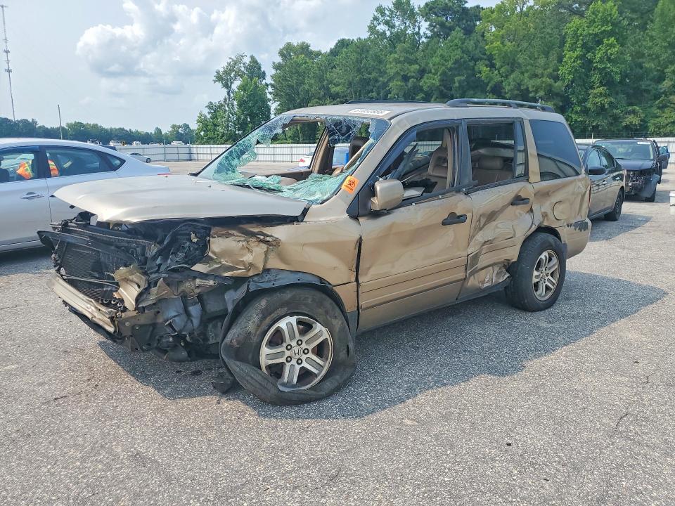 2003 Honda Pilot მანქანა იყიდება აუქციონზე, vin: 2HKYF18663H605857, აუქციონის ნომერი: 61032856