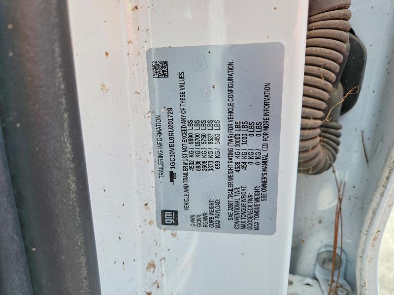 Aukcja sprzedaży 2024 Chevrolet Silverado, vin: 1GC10VEL0RU201729, numer aukcji: 61432056