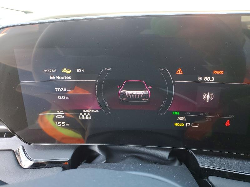59989826 :رقم المزاد ، WA124BGF0SA077414 vin ، 2025 Audi Q6 E-tron مزاد بيع