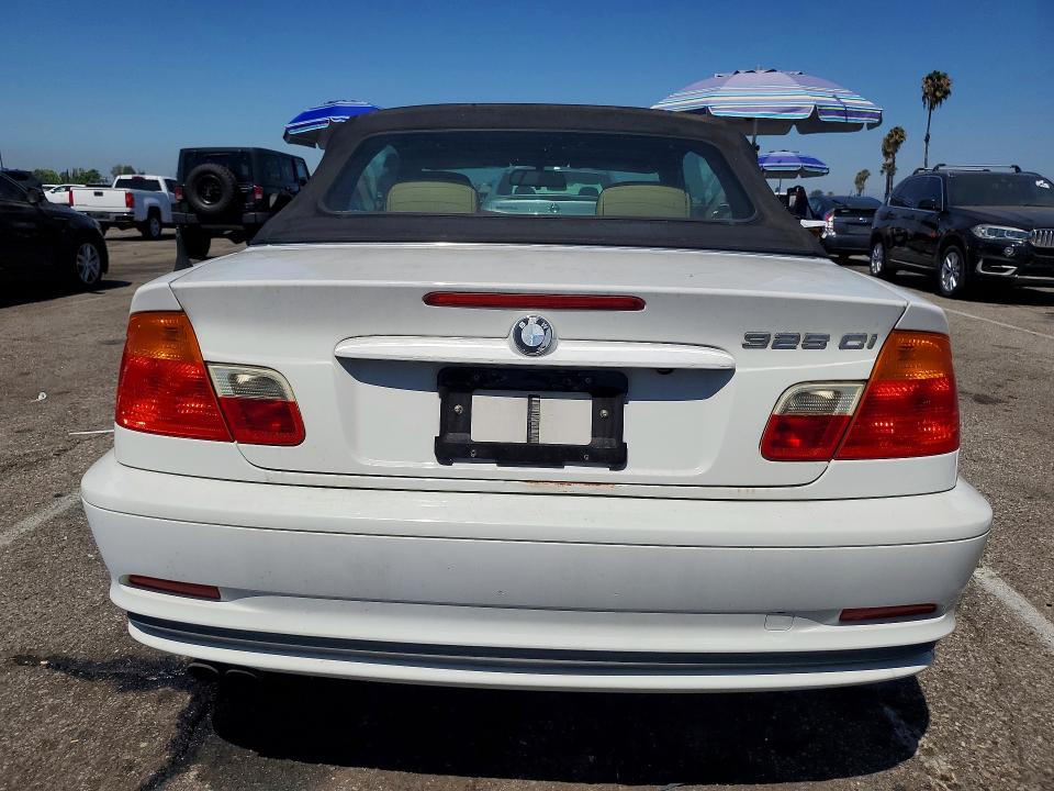 2001 Bmw 325 მანქანა იყიდება აუქციონზე, vin: WBABS33441JY52797, აუქციონის ნომერი: 60690356