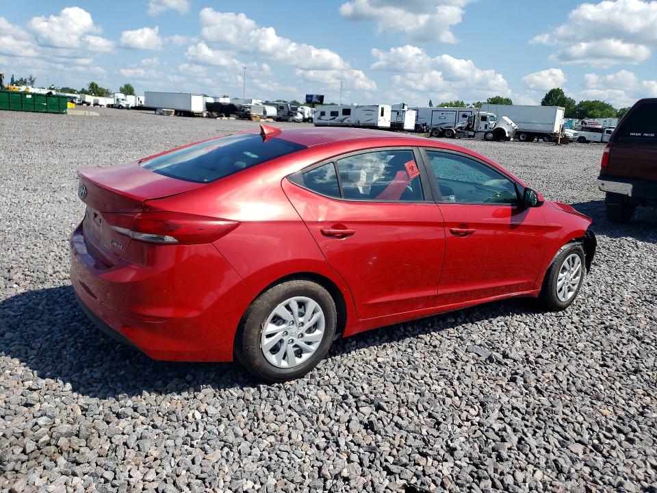 2017 Hyundai Elantra მანქანა იყიდება აუქციონზე, vin: 5NPD74LFXHH161670, აუქციონის ნომერი: 62681446