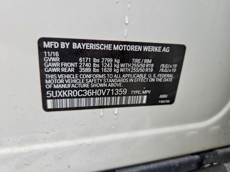 Продажа на аукционе авто 2017 Bmw X5, vin: 5UXKR0C36H0V71359, номер лота: 60944166
