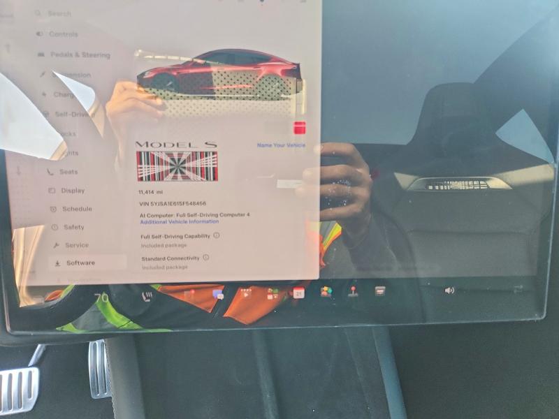 61793156 :رقم المزاد ، 5YJSA1E61SF548456 vin ، 2025 Tesla Model S مزاد بيع