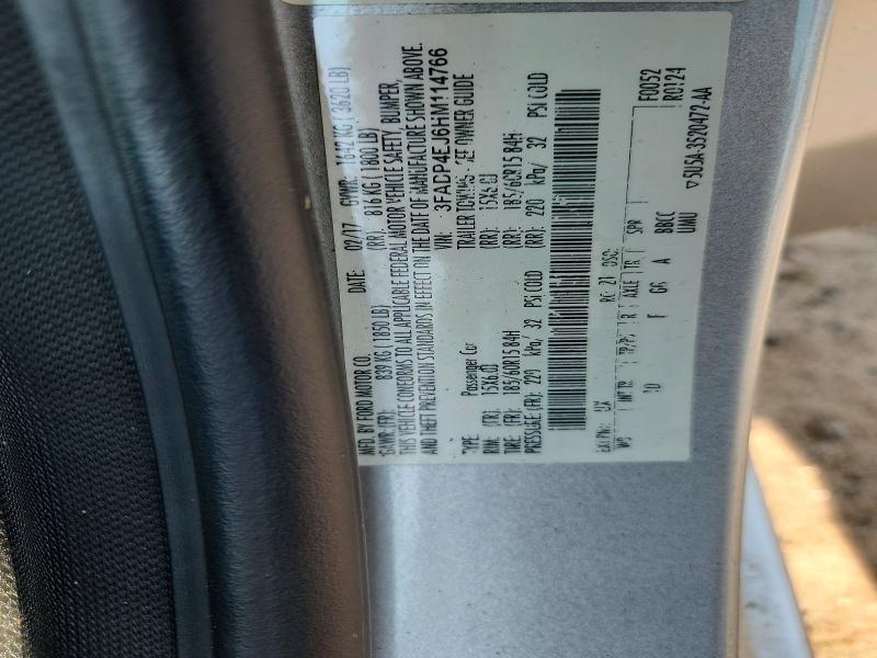 Продажа на аукционе авто 2017 Ford Fiesta, vin: 3FADP4EJ6HM114766, номер лота: 62257186