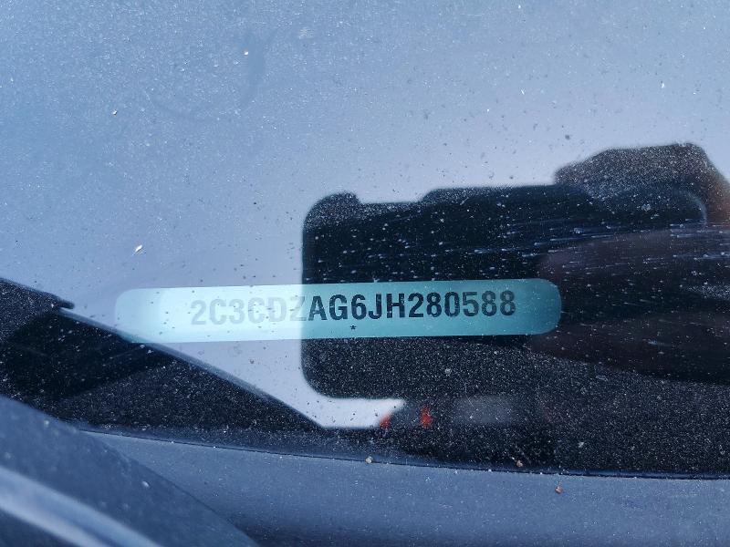 Aukcja sprzedaży 2018 Dodge Challenger, vin: 2C3CDZAG6JH280588, numer aukcji: 61968036