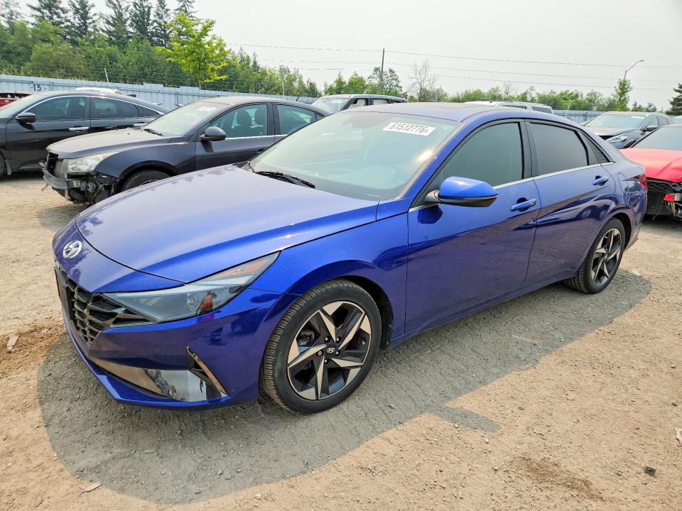 2021 Hyundai Elantra მანქანა იყიდება აუქციონზე, vin: KMHLN4AG1MU163249, აუქციონის ნომერი: 61512776
