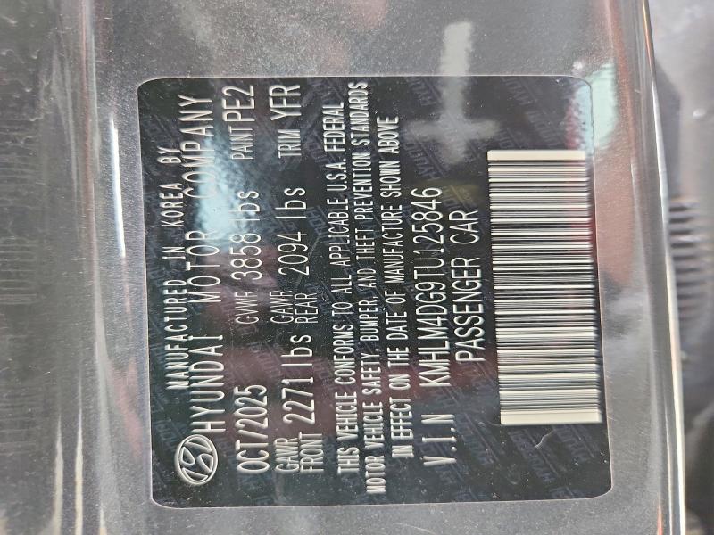60845276 :رقم المزاد ، KMHLM4DG9TU125846 vin ، 2026 Hyundai Elantra مزاد بيع