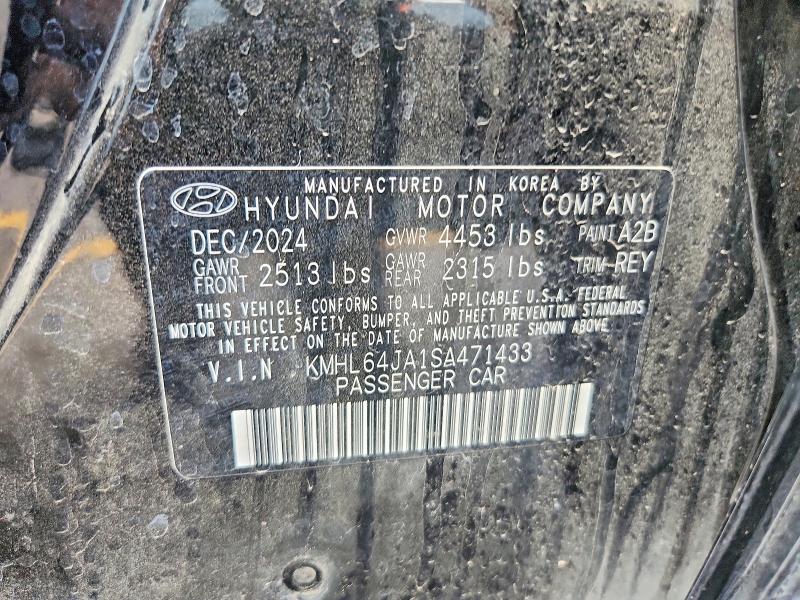Aukcja sprzedaży 2025 Hyundai Sonata, vin: KMHL64JA1SA471433, numer aukcji: 62819356
