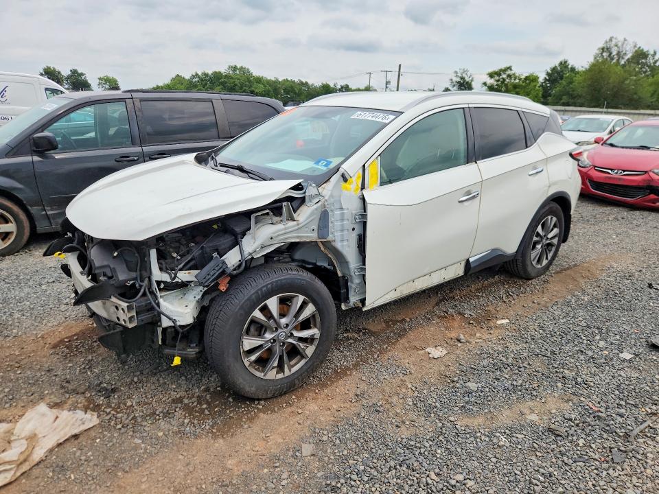 Продажа на аукционе авто 2018 Nissan Murano, vin: 5N1AZ2MH2JN122347, номер лота: 61774476