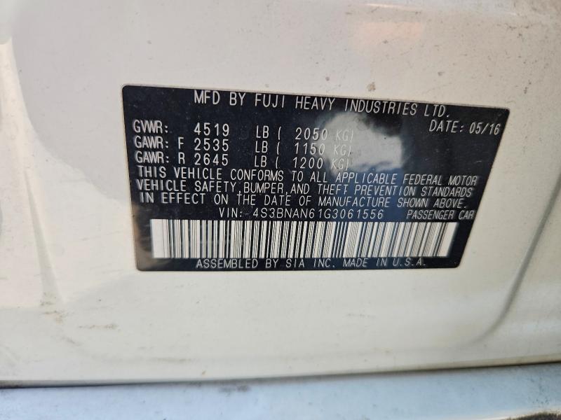 Aukcja sprzedaży 2016 Subaru Legacy, vin: 4S3BNAN61G3061556, numer aukcji: 60255396