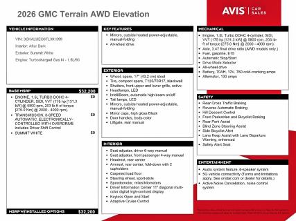 Aukcja sprzedaży 2026 Gmc Terrain, vin: 3GKALUEG8TL391399, numer aukcji: 62797126