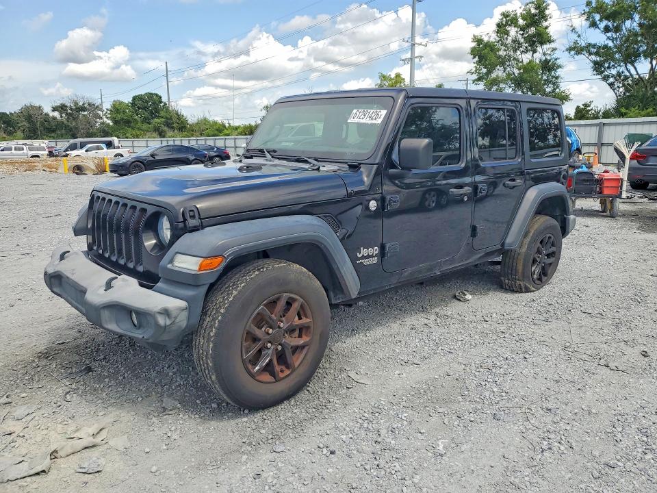 61291426 :رقم المزاد ، 1C4HJXDG4LW325302 vin ، 2020 Jeep Wrangler Unlimited مزاد بيع