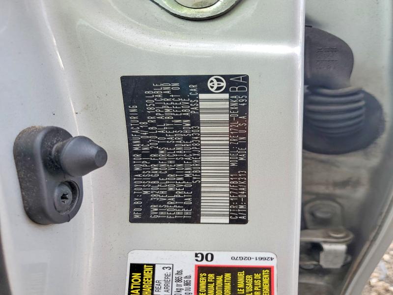 2018 Toyota Corolla მანქანა იყიდება აუქციონზე, vin: 5YFBURHEXJP834303, აუქციონის ნომერი: 85606865