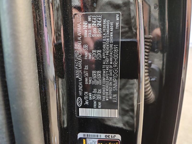 Продажа на аукционе авто 2024 Hyundai Santa Fe, vin: 5NMP1DGL9RH001891, номер лота: 60088326