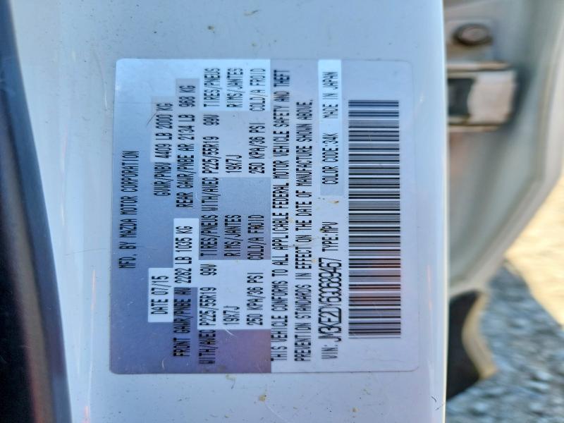 62540826 :رقم المزاد ، JM3KE2DY6G0689467 vin ، 2016 Mazda Cx-5 مزاد بيع