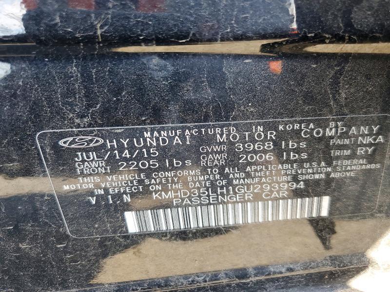 Продаж на аукціоні авто 2016 Hyundai Elantra Gt, vin: KMHD35LH1GU293994, номер лоту: 63113246