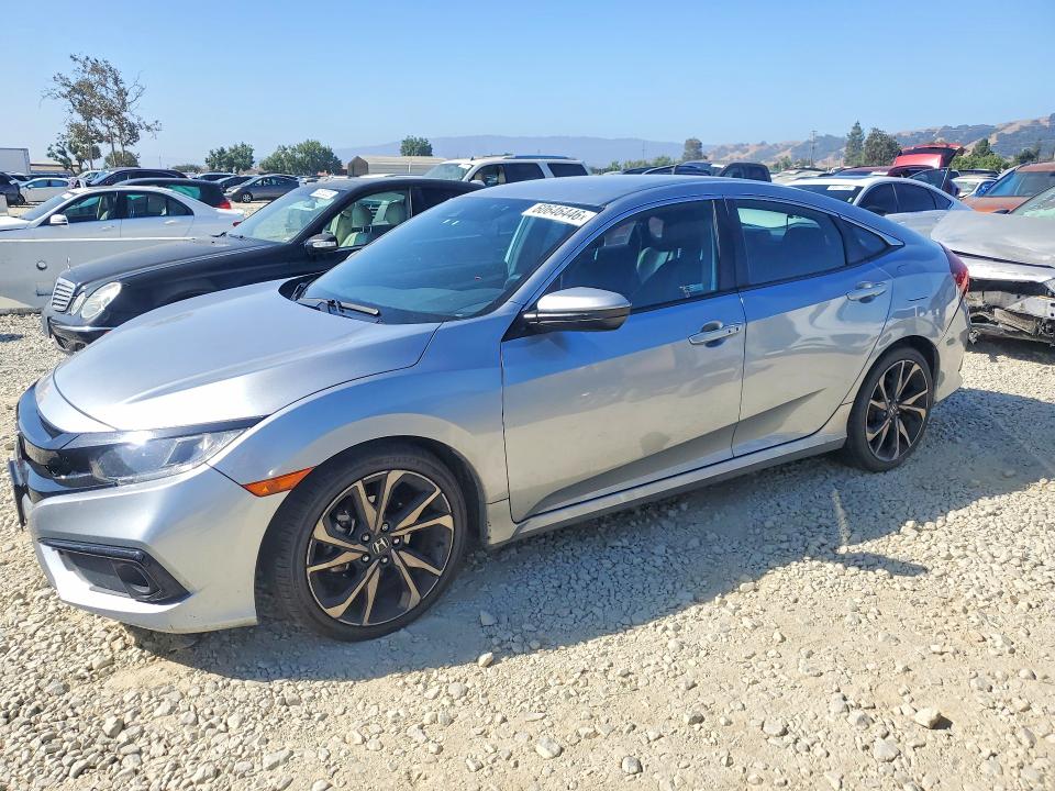 Auction sale of the 2020 Honda Civic, vin: 2HGFC2F89LH531256, lot number: 60646446