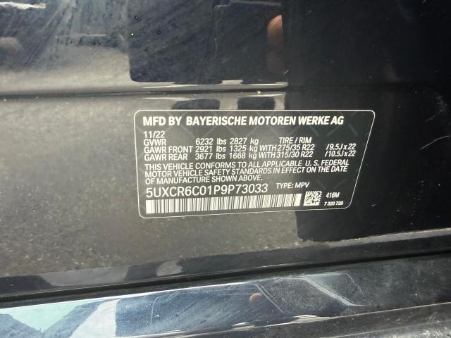 63159406 :رقم المزاد ، 5UXCR6C01P9P73033 vin ، 2023 Bmw X5 مزاد بيع
