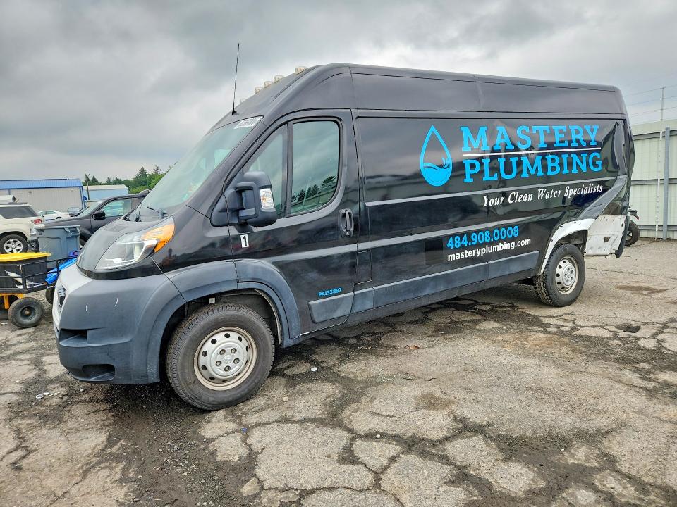62397006 :رقم المزاد ، 3C6URVJG0LE111005 vin ، 2020 Ram Promaster 3500 مزاد بيع