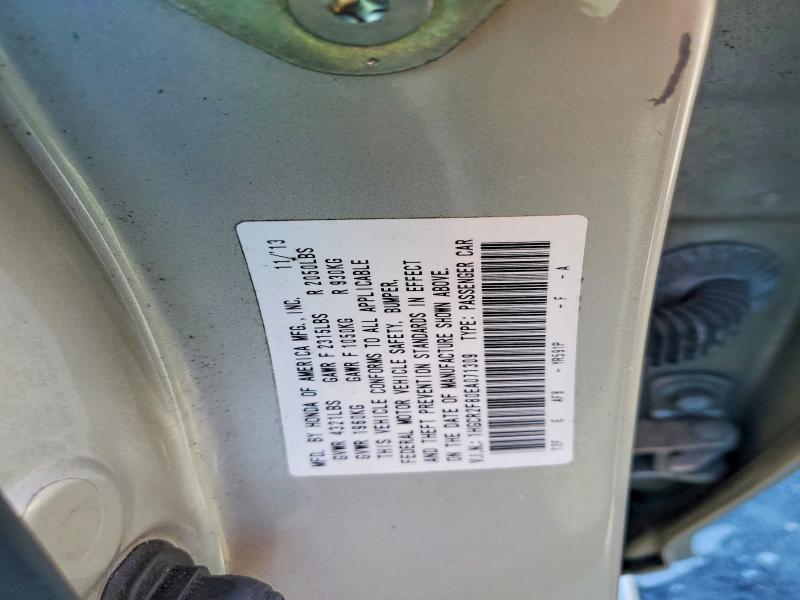 61844116 :رقم المزاد ، 1HGCR2F80EA071309 vin ، 2014 Honda Accord مزاد بيع