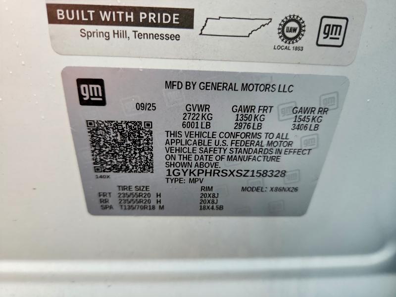 Продажа на аукционе авто 2025 Cadillac Xt6, vin: 1GYKPHRSXSZ158328, номер лота: 60516476