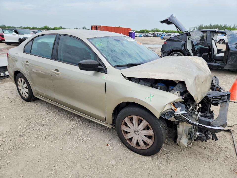 2014 Volkswagen Jetta მანქანა იყიდება აუქციონზე, vin: 3VW2K7AJ9EM323046, აუქციონის ნომერი: 61385276
