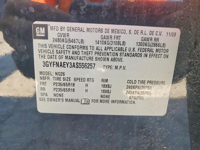 Продаж на аукціоні авто 2010 Cadillac Srx, vin: 3GYFNAEY3AS556257, номер лоту: 60915576