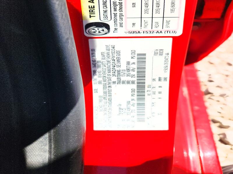 Aukcja sprzedaży 2015 Ford Fiesta, vin: 3FADP4GX4FM153340, numer aukcji: 61626346