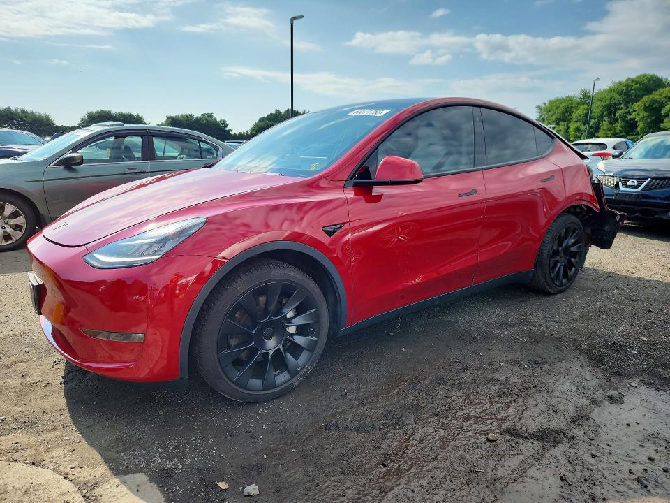 2020 Tesla Model Y მანქანა იყიდება აუქციონზე, vin: 5YJYGDEE7LF059790, აუქციონის ნომერი: 63371756