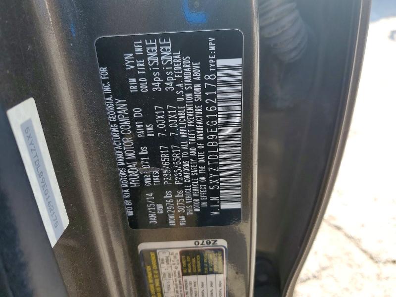 Продажа на аукционе авто 2014 Hyundai Santa Fe Sport, vin: 5XYZTDLB9EG162178, номер лота: 59844816