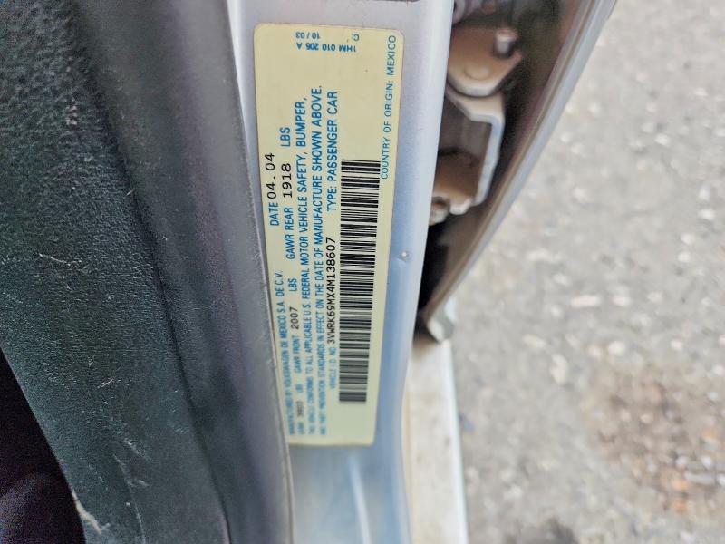 59790516 :رقم المزاد ، 3VWRK69MX4M138607 vin ، 2004 Volkswagen Jetta مزاد بيع