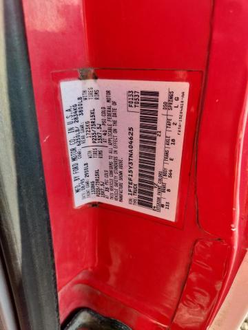 62302986 :رقم المزاد ، 1FTEF15Y3TNA04625 vin ، 1996 Ford F150 مزاد بيع