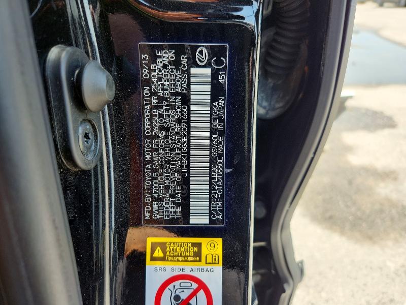 Aukcja sprzedaży 2014 Lexus Es, vin: JTHBK1GG3E2091660, numer aukcji: 63060496