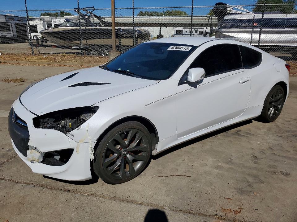 2015 Hyundai Genesis Coupe მანქანა იყიდება აუქციონზე, vin: KMHHU6KJ2FU123098, აუქციონის ნომერი: 62684976