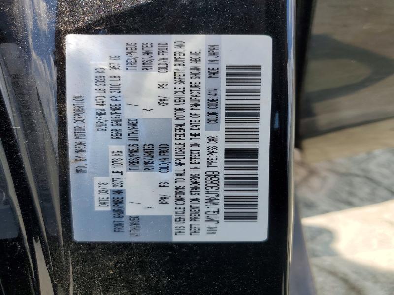 60081626 :رقم المزاد ، JM1GL1VMXJ1308649 vin ، 2018 Mazda 6 مزاد بيع