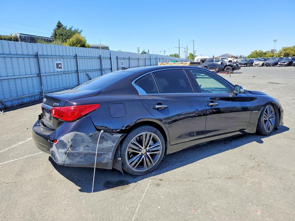 2014 Infiniti Q50 Hybrid მანქანა იყიდება აუქციონზე, vin: JN1AV7AP5EM691507, აუქციონის ნომერი: 60981026