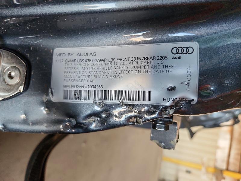 Продаж на аукціоні авто 2018 Audi A3, vin: WAUAUGFF0J1034266, номер лоту: 60384796