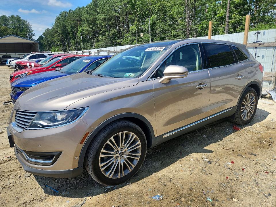 59858326 :رقم المزاد ، 2LMPJ8LR1JBL40116 vin ، 2018 Lincoln Mkx مزاد بيع