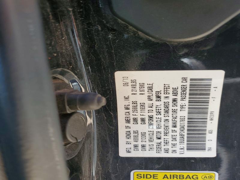 Aukcja sprzedaży 2013 Acura Tl, vin: 19UUA8F34DA017853, numer aukcji: 60513006