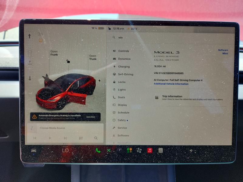 Aukcja sprzedaży 2024 Tesla Model 3, vin: 5YJ3E1EB5RF848985, numer aukcji: 61158786